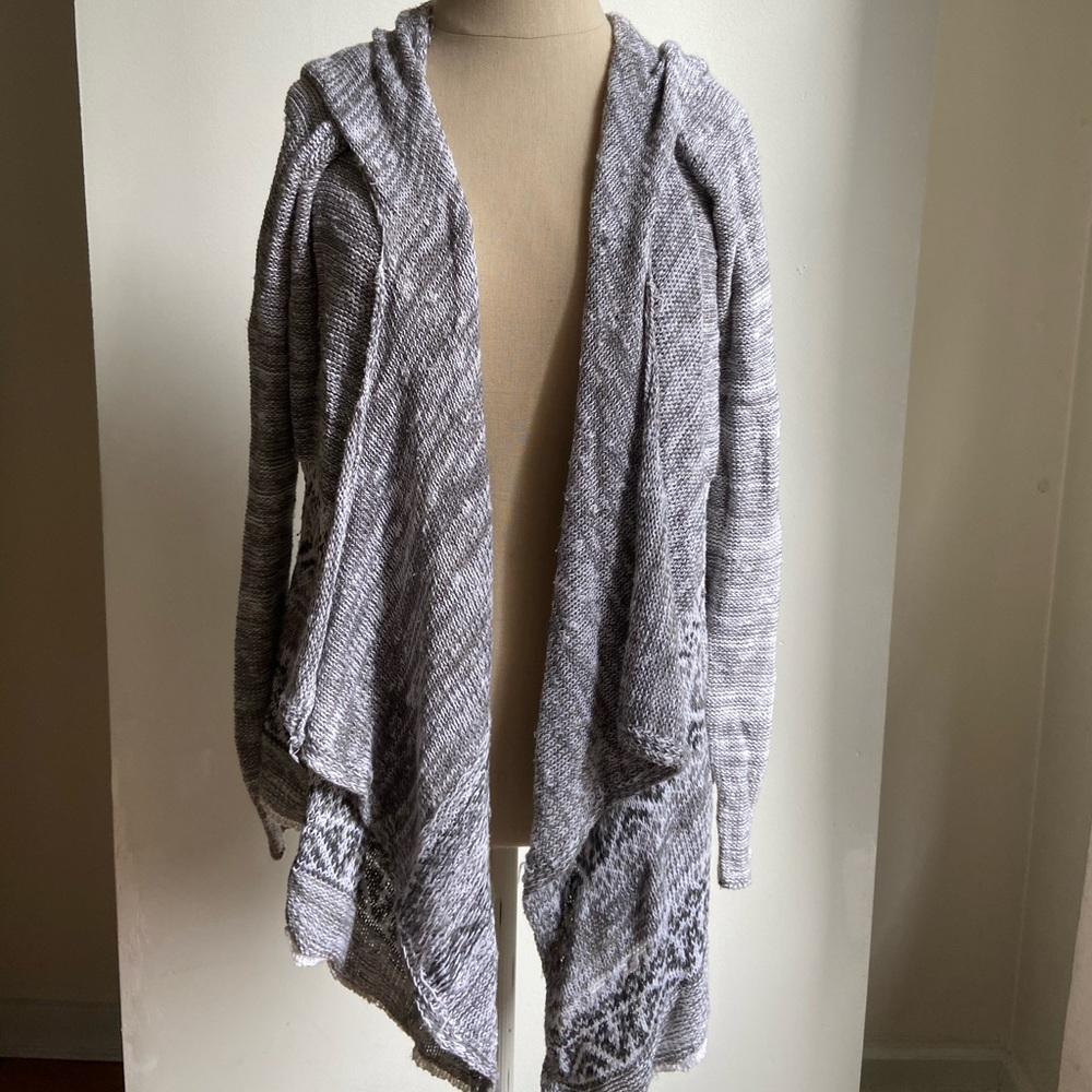 Abercrombie & Fitch Drape Hooded Cardigan